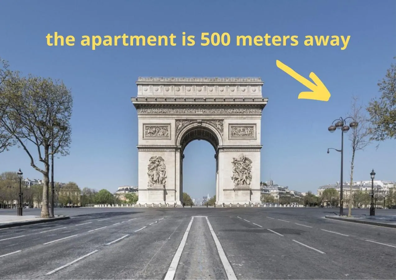 2 Pieces Champs-Elysees Apartment Paris